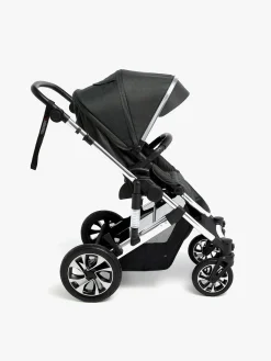 Beemoo Maxi 4 Klapvogn, Black/Silver