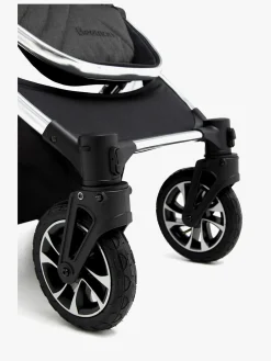 Beemoo Maxi 4 Klapvogn, Black/Silver
