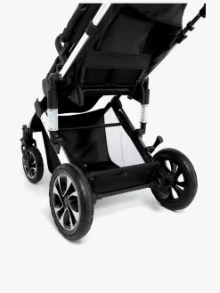 Beemoo Maxi 4 Klapvogn, Black/Silver