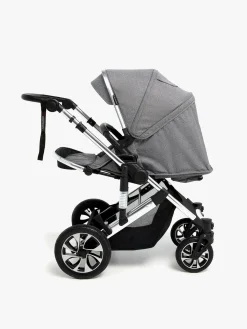 Beemoo Maxi 4 Klapvogn, Grey/Silver