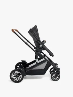 Beemoo Maxi 4 Twin Søskendevogn, Black/Black