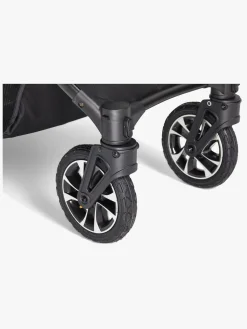 Beemoo Maxi 4 Twin Søskendevogn inkl. Søskendeklapvognsdel, Black/Black