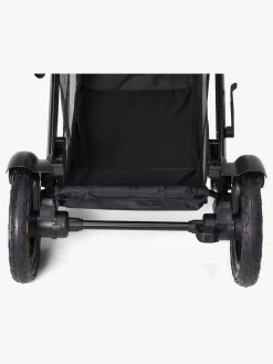 Beemoo Maxi 4 Twin Søskendevogn inkl. Søskendeklapvognsdel, Black/Black