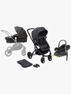 Beemoo Move 2-in-1 Kombivogn inkl. Maxi-Cosi CabrioFix i-Size Autostol Baby & Base, Asphalt