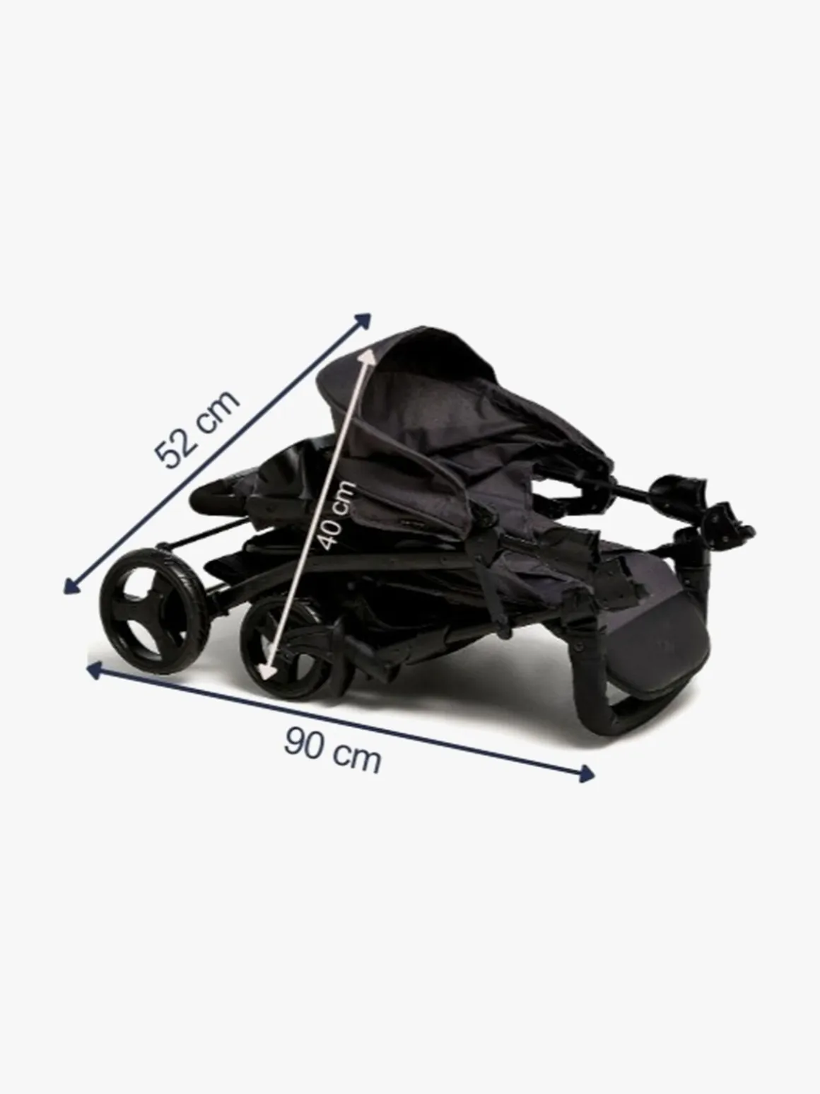 Beemoo Move Shopper Klapvogn, Asphalt