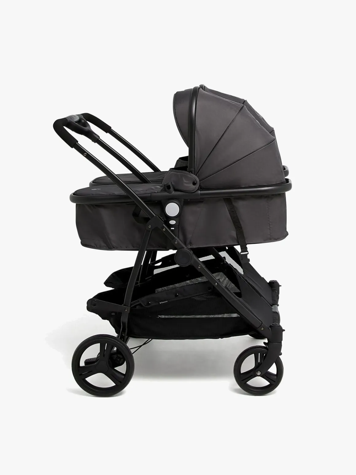 Beemoo Move Twin 2-in-1 Søskendevogn, Asphalt