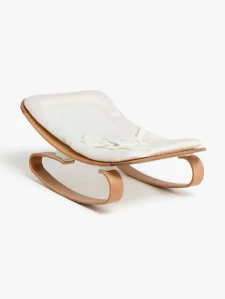 Beemoo Nordic Tremmeseng & Skråstol, White/Wood