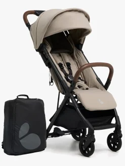 Beemoo Pro Airway Klapvogn inkl. Padded Transporttaske, Latte Beige