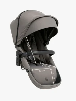 Beemoo Pro Max/Pro Multi 2 Søskendesæde, Mocha Grey