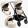 Beemoo Pro Max Søskendevogn inkl. Liggedel, Latte Beige