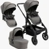 Beemoo Pro Max Søskendevogn inkl. Liggedel, Mocha Grey