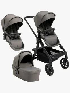 Beemoo Pro Max Søskendevogn inkl. Liggedel, Mocha Grey