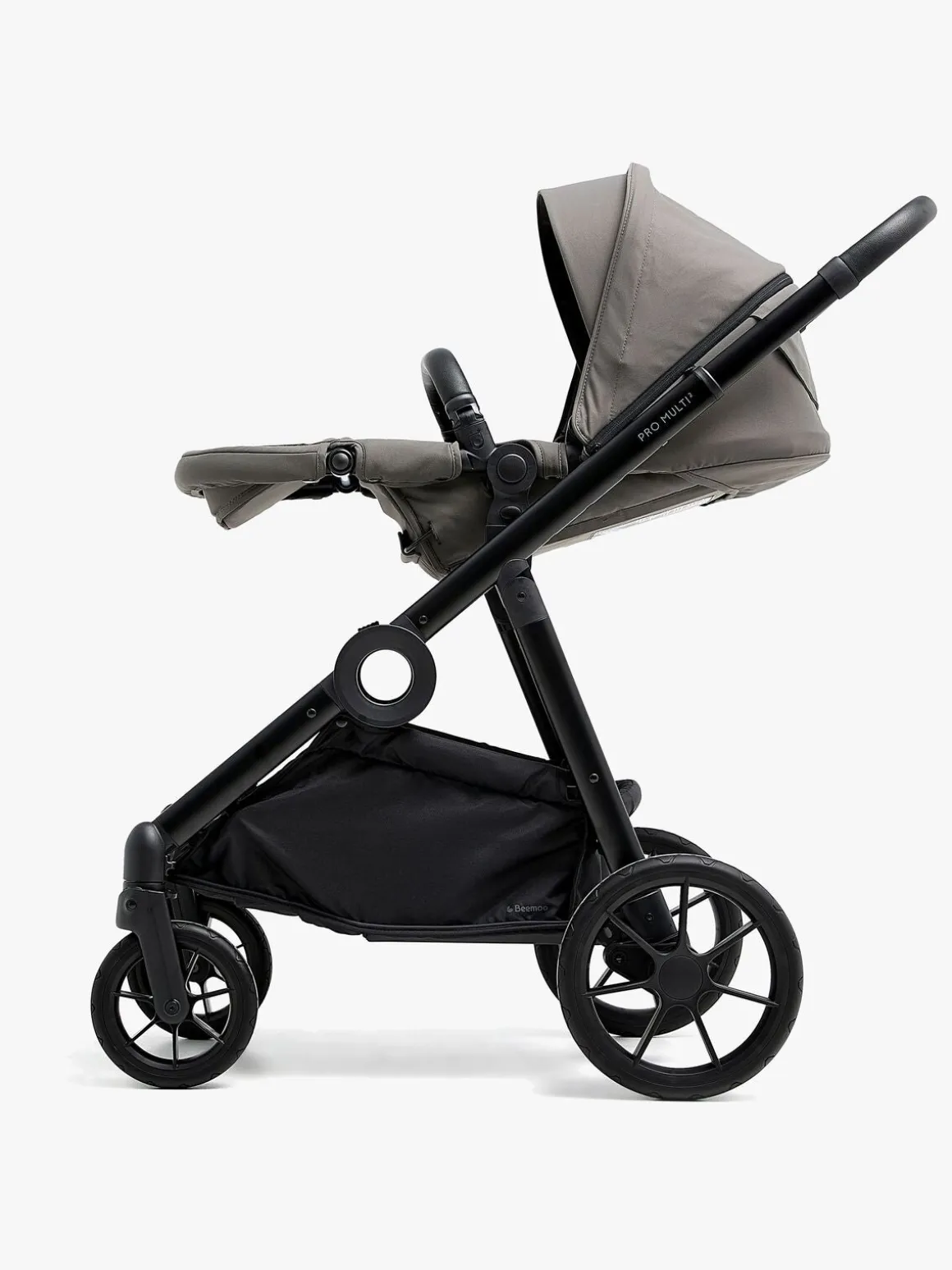 Beemoo Pro Multi 2 Klapvogn, Mocha Grey