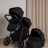 Beemoo Pro Multi 2 Søskendevogn inkl. Liggedel, Coffee Black
