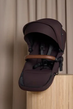Beemoo Pro Multi 2 Søskendevogn inkl. Liggedel, Espresso Brown