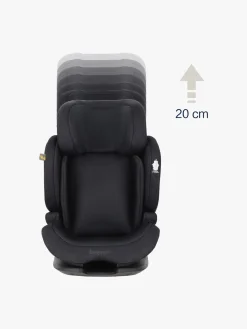 Beemoo Recline i-Size Autostol, Black Mesh