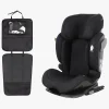 Beemoo Recline i-Size Autostol inkl. 3-i-1 Sædebeskytter, Black Mesh