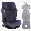 Beemoo Recline i-Size Autostol inkl. Ventilerende Hynde, Anthracite/Grey