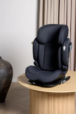 Beemoo Recline i-Size Autostol inkl. Ventilerende Hynde, Anthracite/Grey