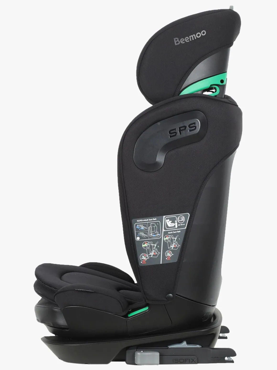 Beemoo Reform ISOFIX Autostol, Black Stone
