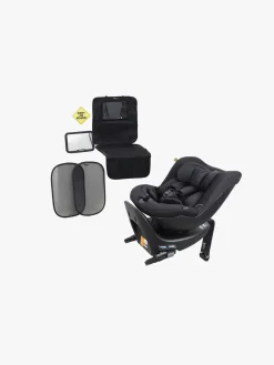 Beemoo Reverse i-Size Bagudvendt Autostol Inkl. Tilbehørspakke, Black Stone
