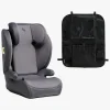 Beemoo Ride i-Size Autostol inkl. Beemoo Smart Organizer, Mineral grey