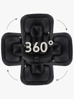 Beemoo Rotate i-Size Autostol, Black Mesh