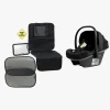 Beemoo Route i-Size Autostol Baby Inkl. Tilbehør, Black Stone