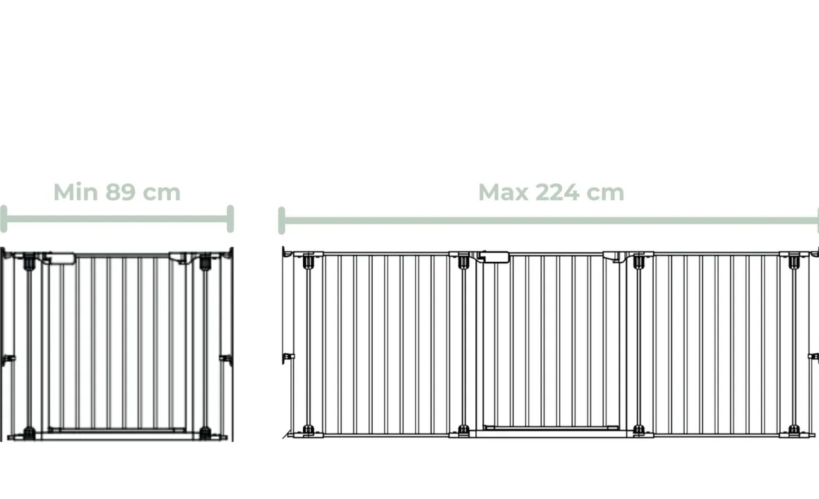 Beemoo SAFE Protect Skruegitter/rumdeler 3 Sektioner, White