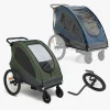 Beemoo Sporty Trail Cykelanhænger inkl. Regnslag & Løbesæt, Green