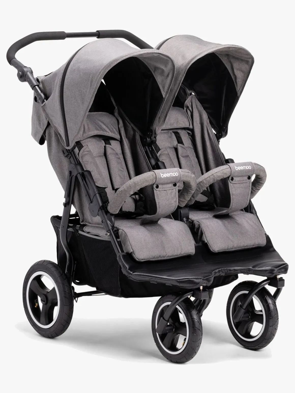 Beemoo Swing Søskendevogn, Grey Melange