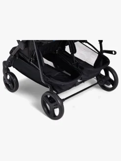 Beemoo Twin Shopper Søskende- & Tvillingevogn, Black Mélange