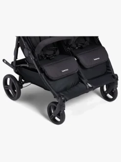 Beemoo Twin Shopper Søskende- & Tvillingevogn, Black Mélange