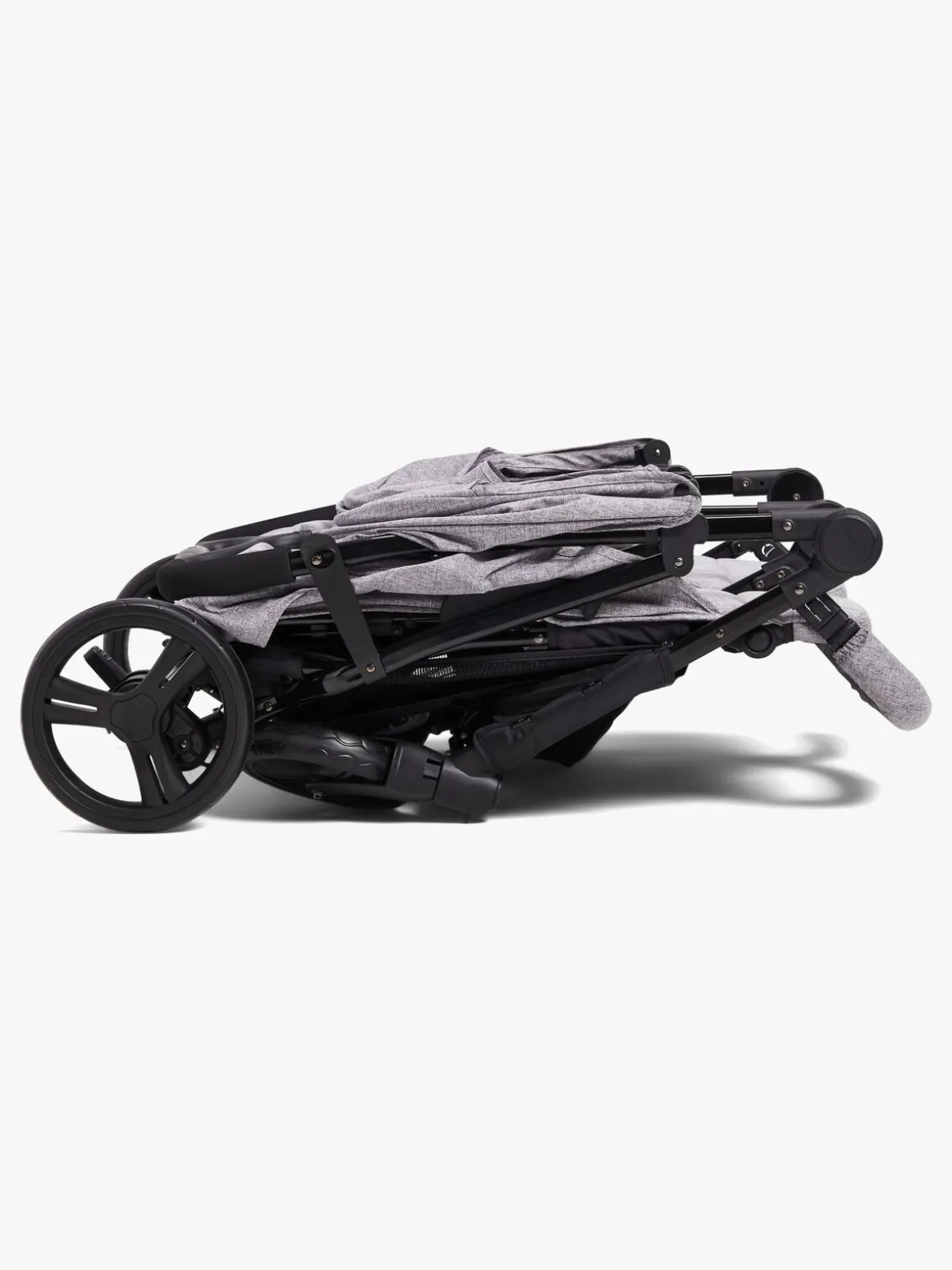 Beemoo Twin Shopper Søskende- & Tvillingevogn, Grey Mélange
