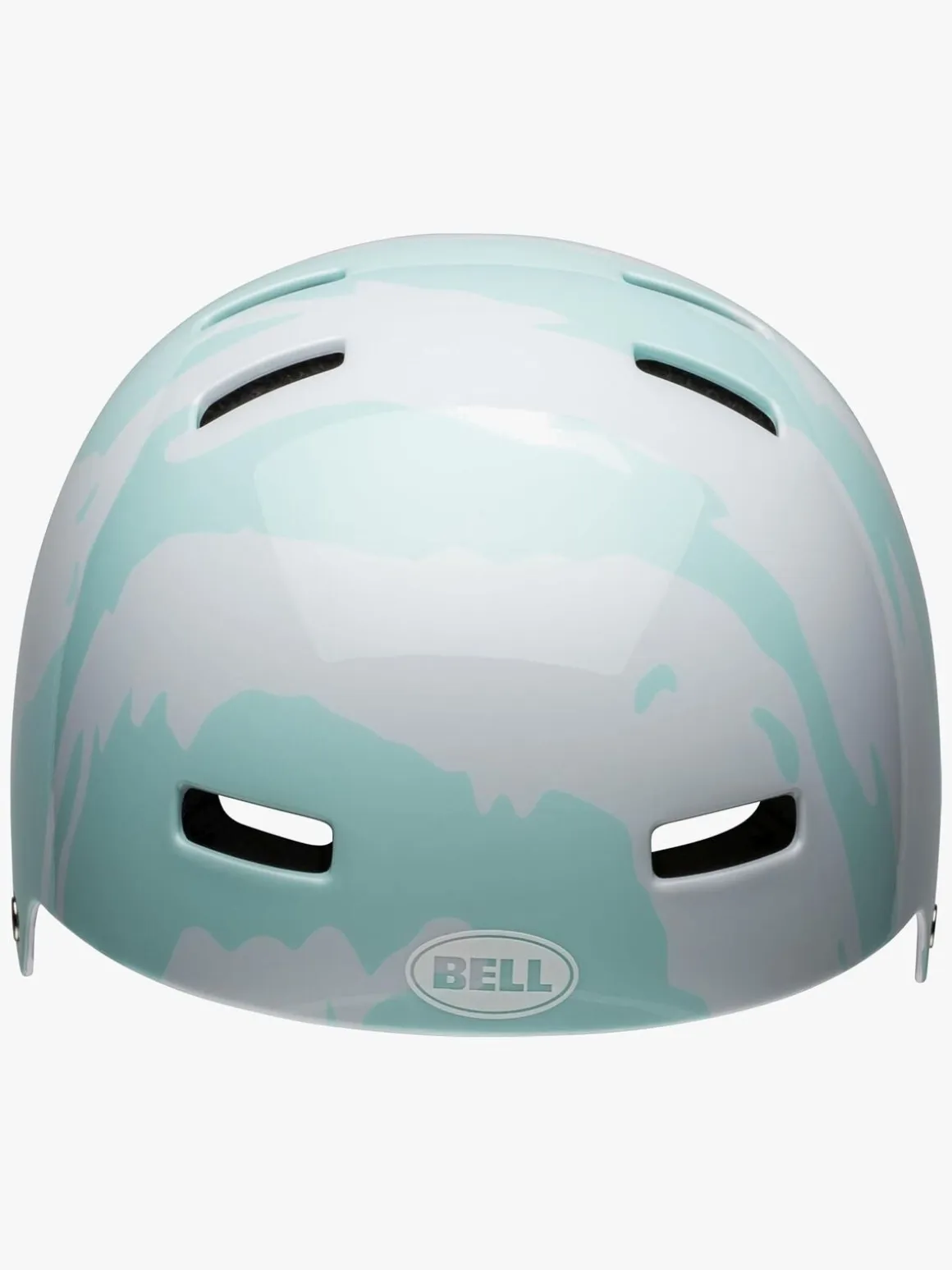 Bell SPAN Gloss Hjelm, Hvid/Blå