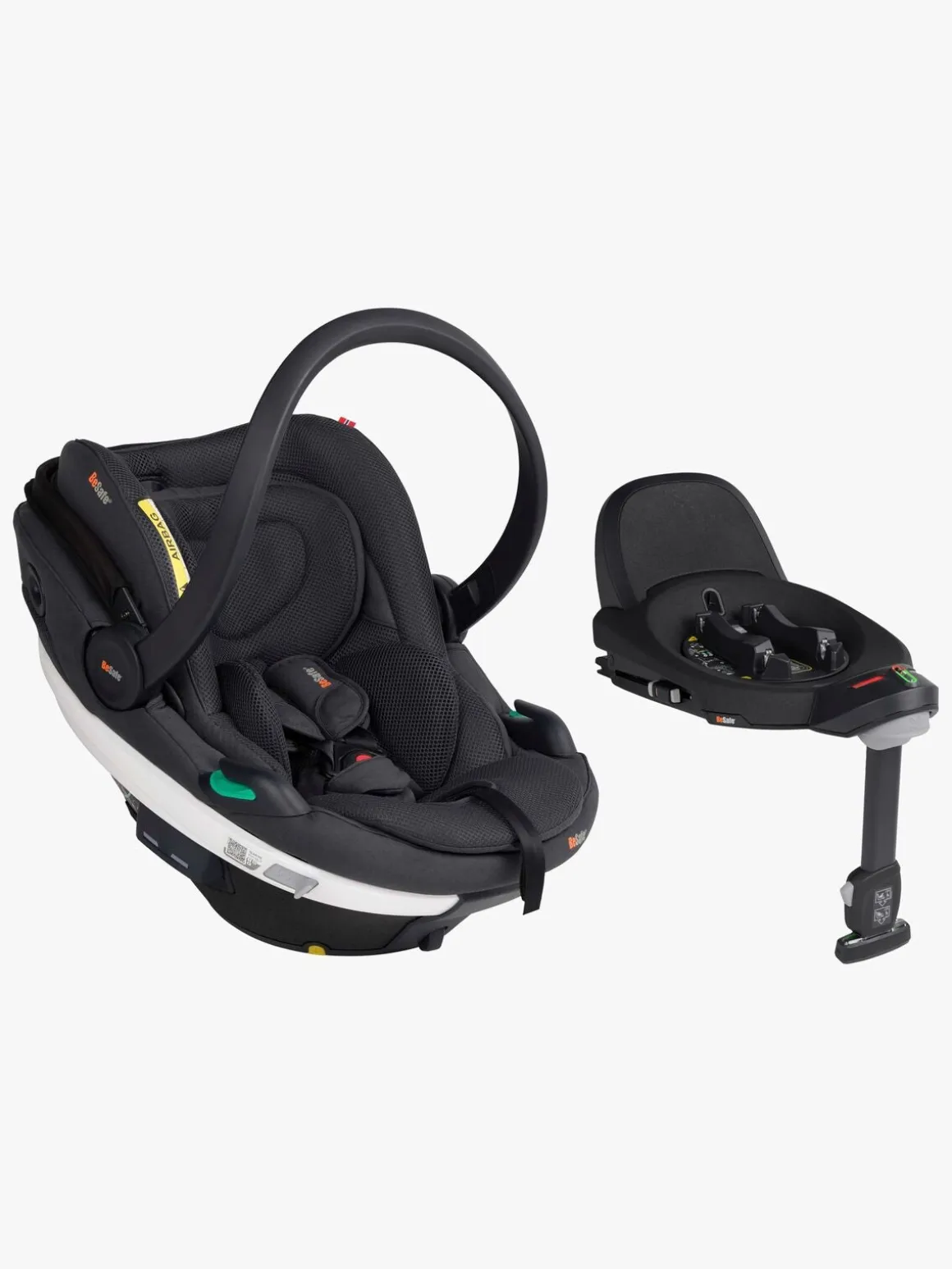 BeSafe Go Beyond Autostol Baby inkl. Base, Anthracite Mesh