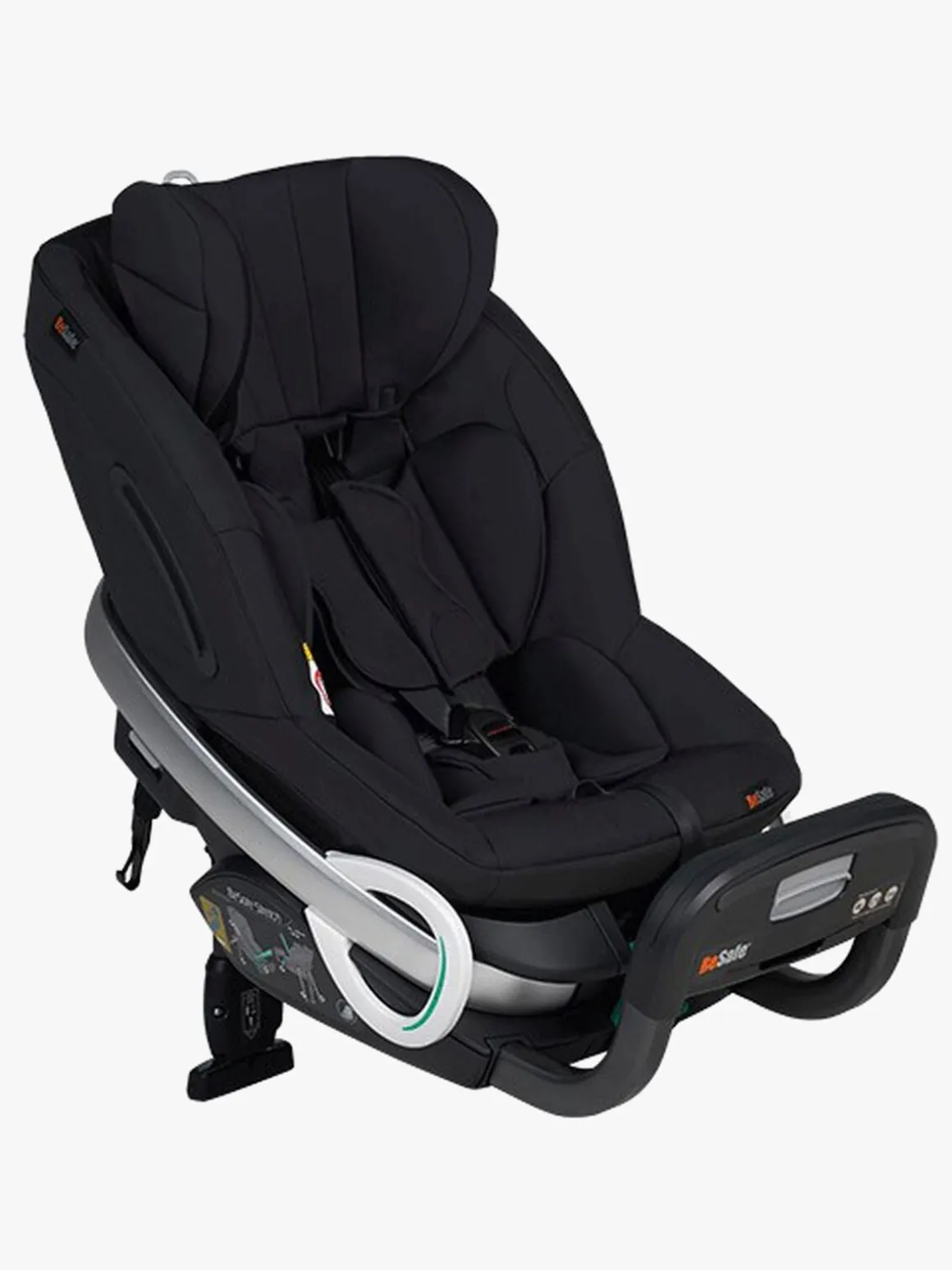 BeSafe Stretch Autostol inkl. Beemoo Sædebeskytter & Bilspejl, Fresh Black Cab