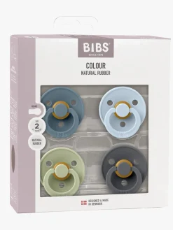 BIBS Colour Sut 4-pak Latex Str. 2, Petrol/Sage/Baby Blue/Iron