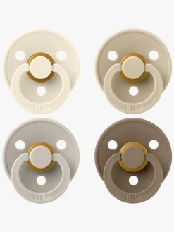BIBS Colour Sut 4-pak Latex Str. 2, Ivory/Sand/Vanilla/Dark Oak