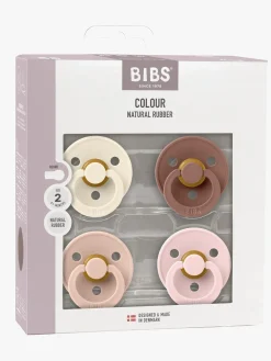 BIBS Colour Sut 4-pak Latex Str. 2, Ivory/Blush/Woodchuck/Blossom