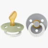BIBS Colour Sut 2-pak Latex Str. 2 Anatomisk, Sage Glow/Cloud Glow