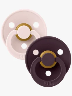 BIBS Colour Sut 2-pak Str. 1, Petal/Plum