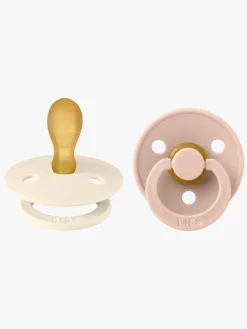 BIBS Colour Sutter 2-pak Latex Str. 2, Ivory/Blush