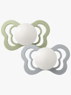 BIBS Couture Sut 2-pak Latex Str 1, Sage Glow/Cloud Glow