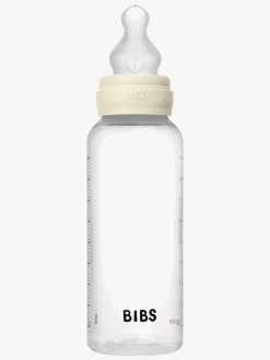 BIBS Grow and Flow Sutteflaske Sæt Silicone 150/270 ml, Ivory