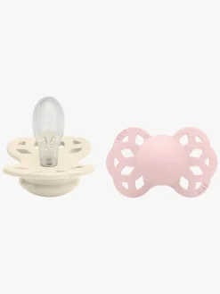 BIBS Infinity Sut 2-pak Str. 2 Symmetrical, Ivory/Blossom