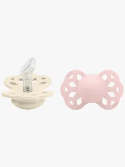 BIBS Infinity Sut 2-pak Str. 1 Anatomical, Ivory/Blossom