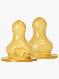 BIBS Medium Flow Sut Latex 2-pak, Yellow