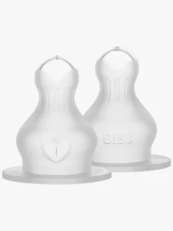 BIBS Medium Flow Sut Silikone 2-pak, Neutral
