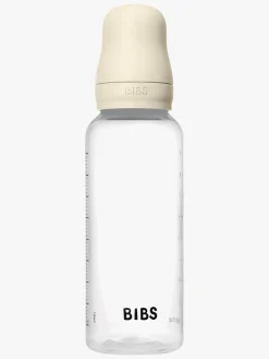 BIBS Medium Flow Sutteflaske Silicone 2-pak 270 ml, Ivory